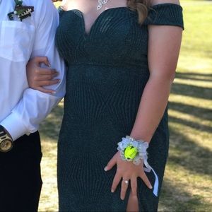 Jade Colored Prom Dress